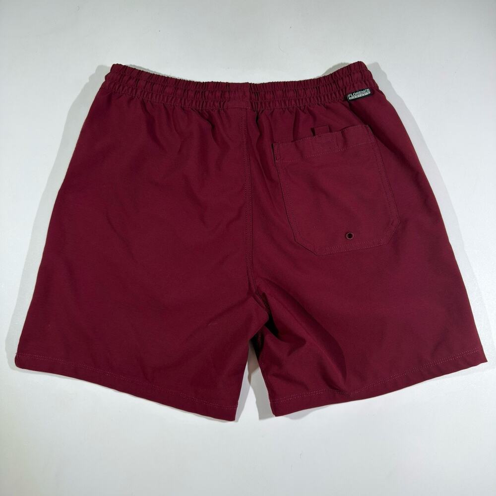 Florence Marine X Board Shorts Men's Size Small Red Beach Surf Swim Stretch EUC - Picture 4 of 8